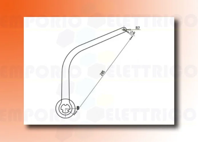 faac paire de bras blancs nd2 105727