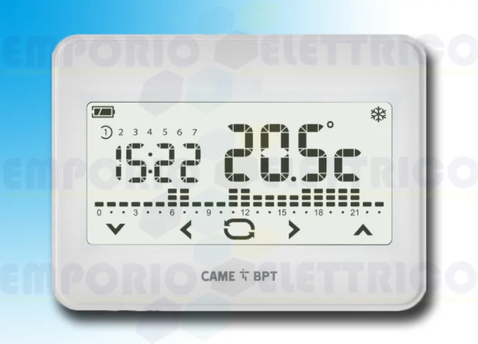 came kit chronothermostat + module radio th/550 wh wlrl 845aa-0070