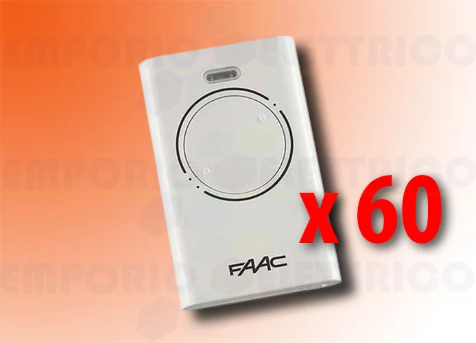 faac 60 x télécommande 2 canaux xt2 433 slh lr 787007