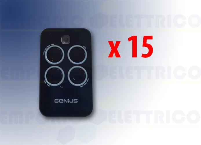 genius 15 x télécommande 4 canaux 433mhz jlc echo tx4 6100334