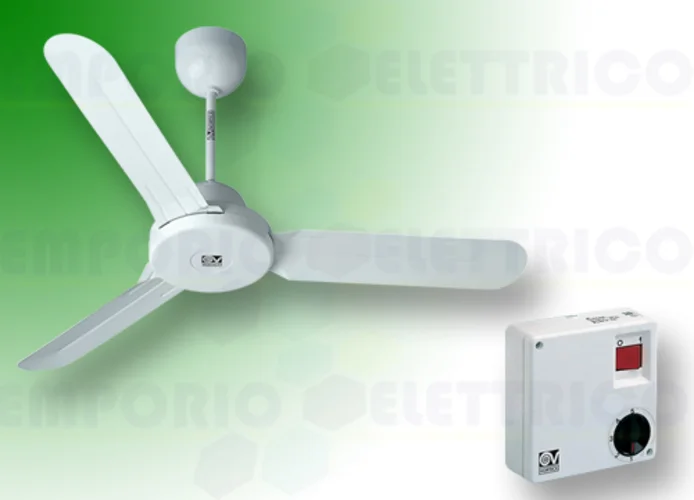 vortice kit ventilateur plafond nordik design is 140/56" blanc 61360 ev61360a