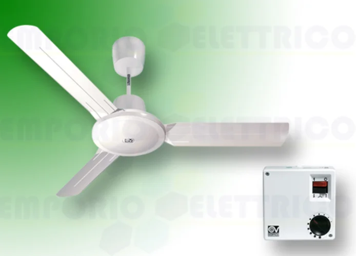 vortice kit ventilateur plafond nordik evolution r 140/56 blanc 61752 ev61752a