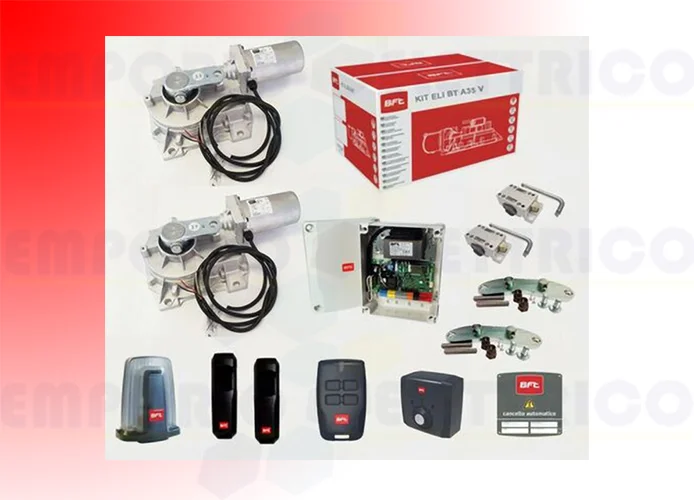 bft kit complet 24v portails battants eli bt a35 v r930148 00001