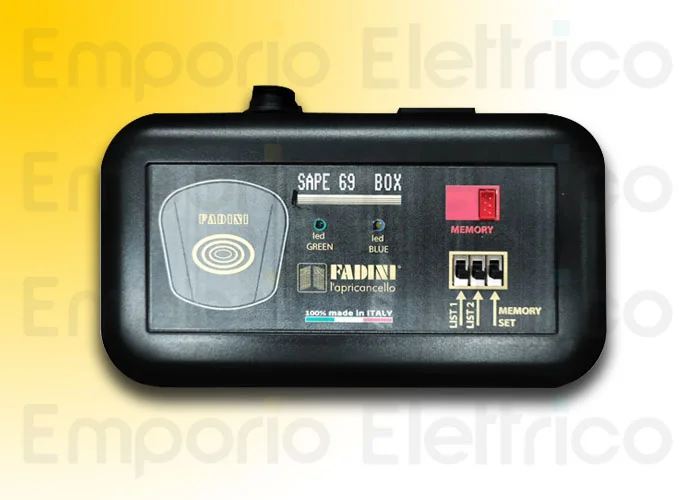 fadini programmateur de carte mémoire zero.sape box 697l