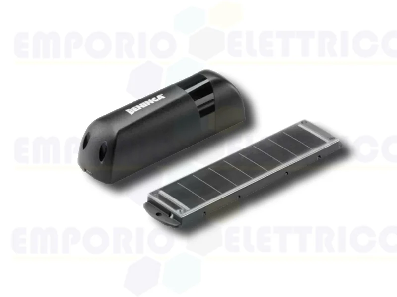 beninca dispositif à batterie rechargeable par panneau solaire rf.sun 9409015