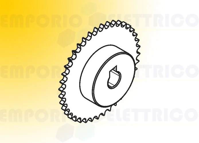 fadini pignon simple 1/2" z40 trou ø 25mm 2036l