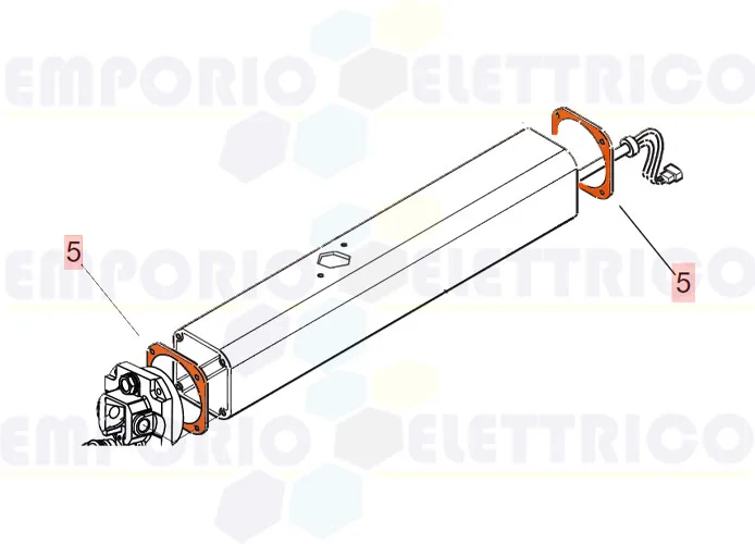 faac pièce détachée joint réservoir 84,7 x 84,7 mm 70991015