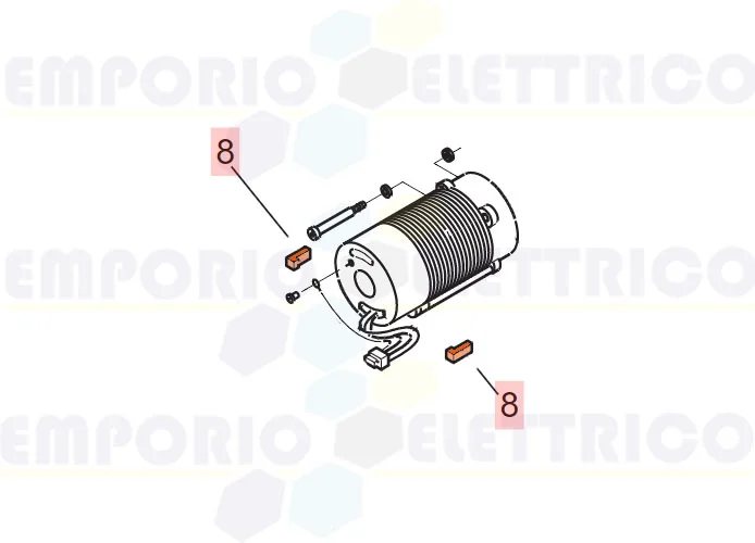 faac pièce détachée tampons anti-vibration 400/402/422 63003303