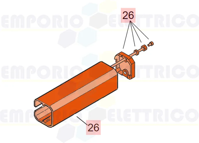 faac pièce détachée groupe carter 400 l 63003329