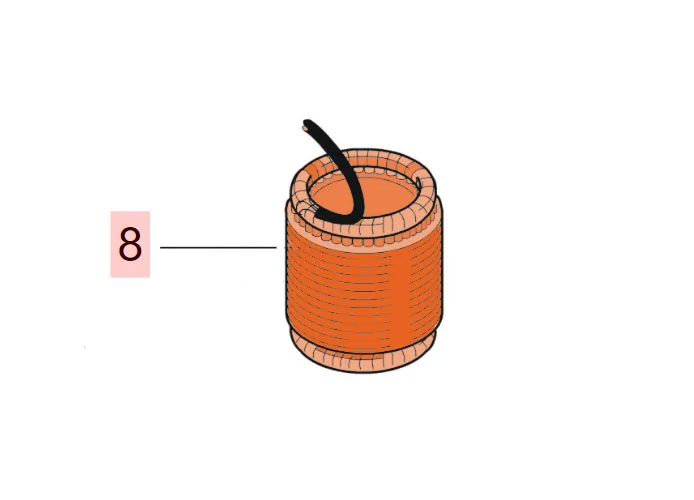 faac pièce détachée stator 412-bat 230v 746030