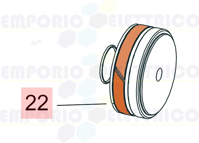 faac pièce détachée bague piston e/gt 70x65-9,7/102 7049195