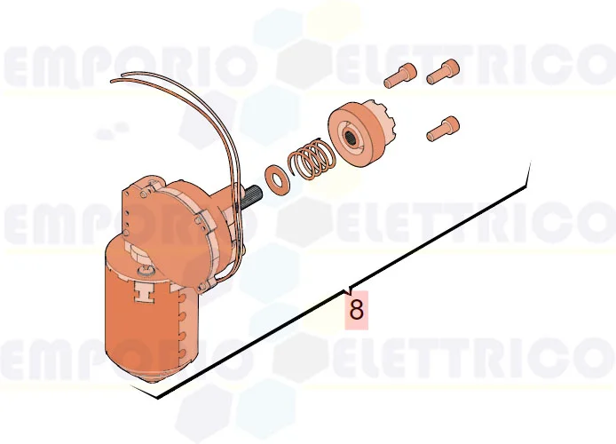 faac pièce détachée groupe moteur s2500i 63003382