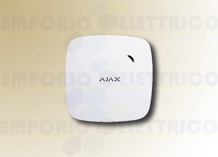 ajax détecteur de fumée sans fil blanc fireprotect plus 38107