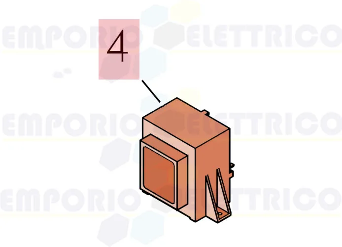 faac pièce détachée transformateur 230v-18v/15va res.-fl.780d 7501365