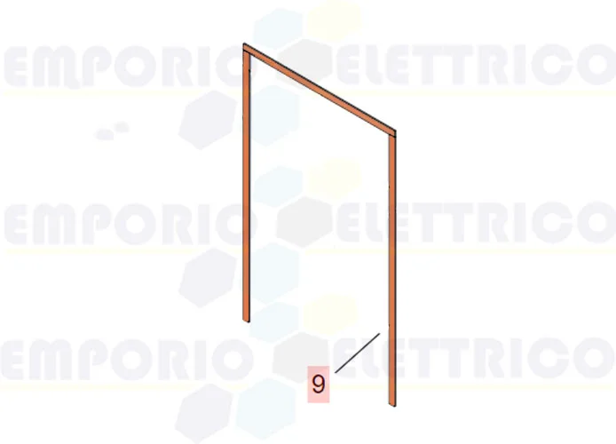 faac pièce détachée joint aerstop 10x3 (mt.) 7094025