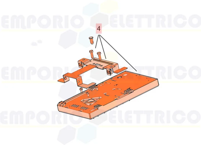 faac pièce détachée base et support de rail d600/d1000 63003357