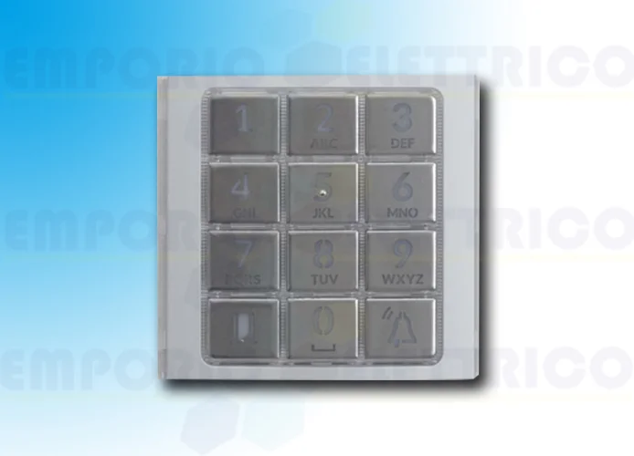 came bpt plaque frontale module clavier en aluminium mtmfkb 60020270