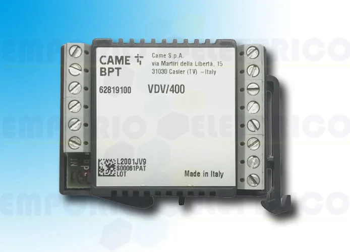 came bpt istributeur vidéo à 4 sorties pour câble coaxial vdv/400 62819100