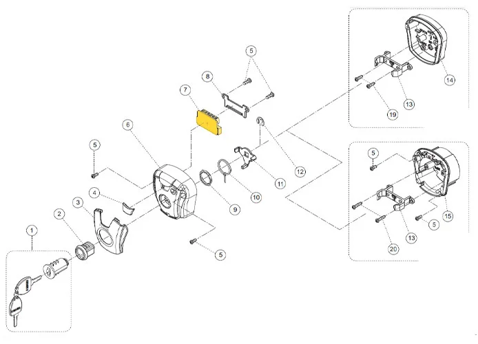 fadini pièce détachée carte avec bornes, micros et leds pour chis 37 37007