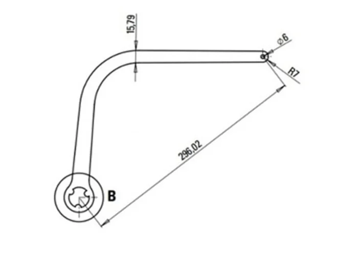 faac paire de bras n1d marron nd1 1057263