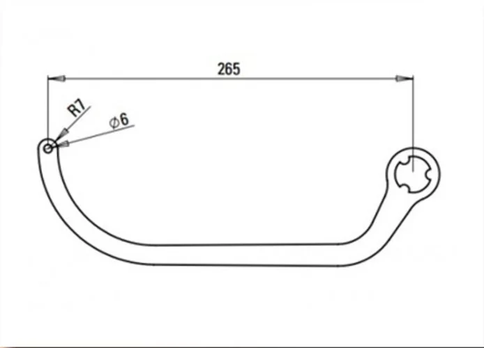 faac paire de bras n1d marron nd4 1057293