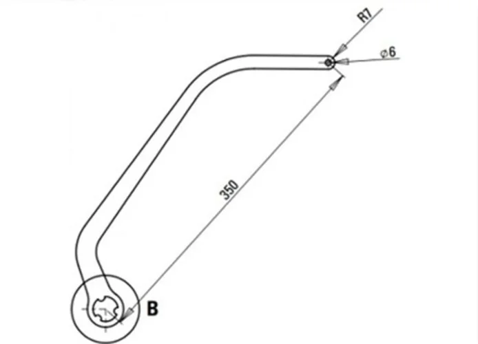 faac paire de bras n1d marron nd6 1057313