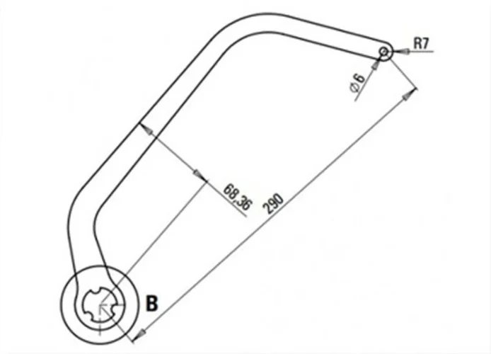 faac paire de bras n1d blanc nd7 105732