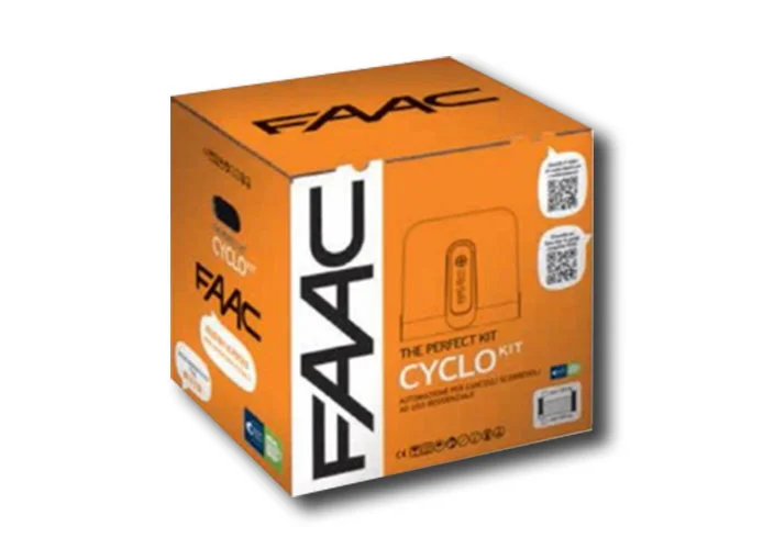 faac kit motorisation 24v 400 kg cyclo kit perfect 105916