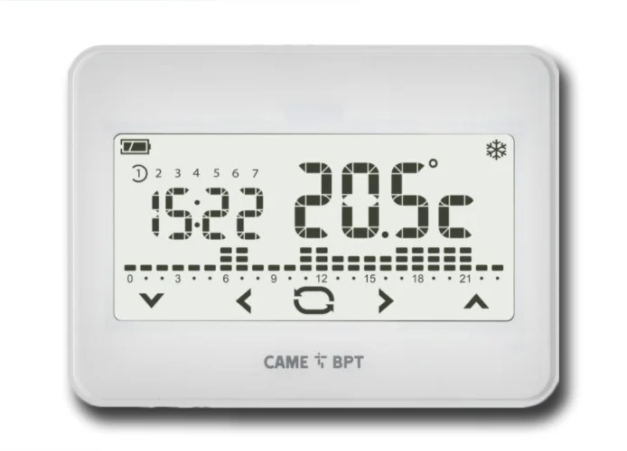 came kit chronothermostat + module radio th/550 wh wlrl 845aa-0070