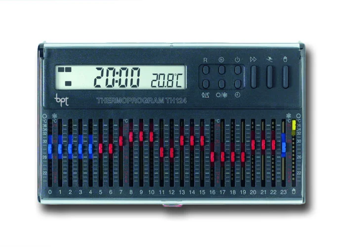 came bpt chronothermostat numérique avec curseurs th/124.01 gr 69403610