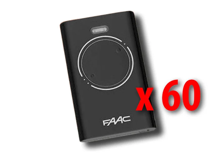 faac 60 x télécommande 2 canaux xt2 433 slh lr 7870071