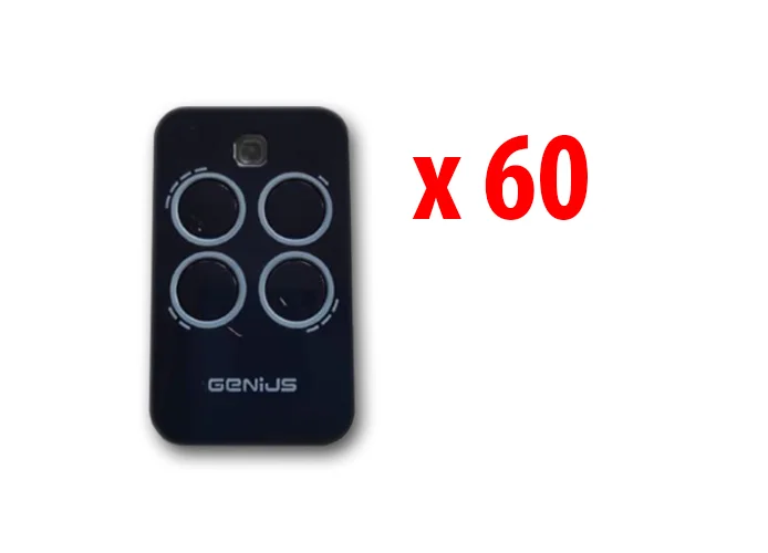 genius 60 x télécommande 4 canaux 433mhz jlc echo tx4 6100334