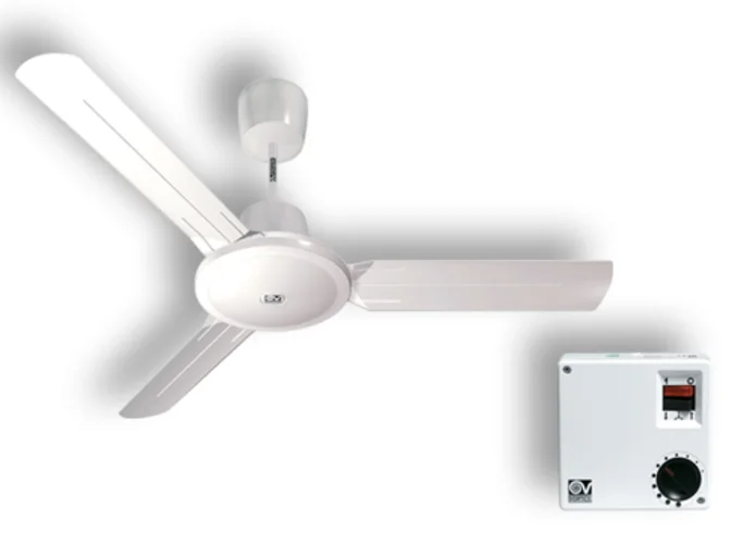 vortice kit ventilateur plafond nordik evolution r 90/36" blanc 61750 ev61750a