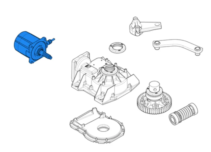 came pièce détachée du groupe moteur pour frog 119ria061