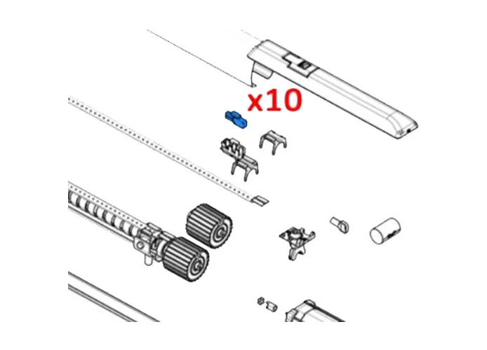 came 10 x pièce détachée micro-interrupteurs 119rir083