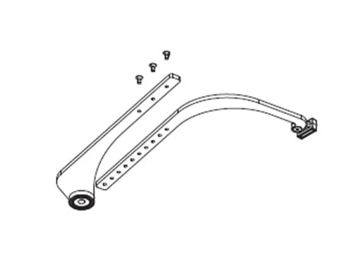 came bras de transmission courbé droit réglable voilà 001vlr09dx vlr09dx