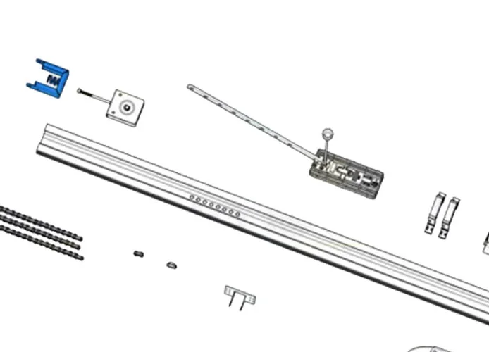 came pièce détachée support pour étrier tendeur v6000 119rie179