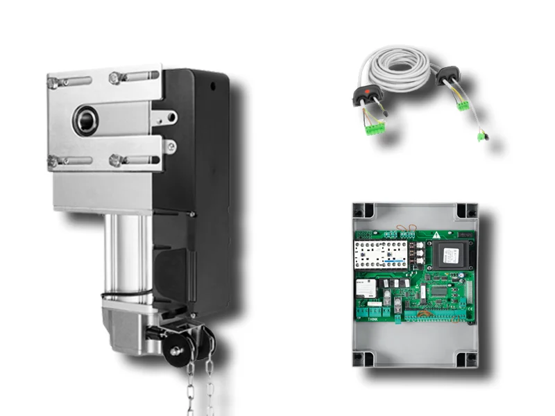 beninca kit automatisme portes garage et industrielles 230v kvn.m20 esw 9592622