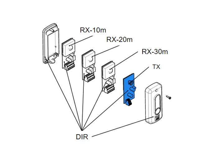 came pièce détachée carte électronique tx dir 119rir136