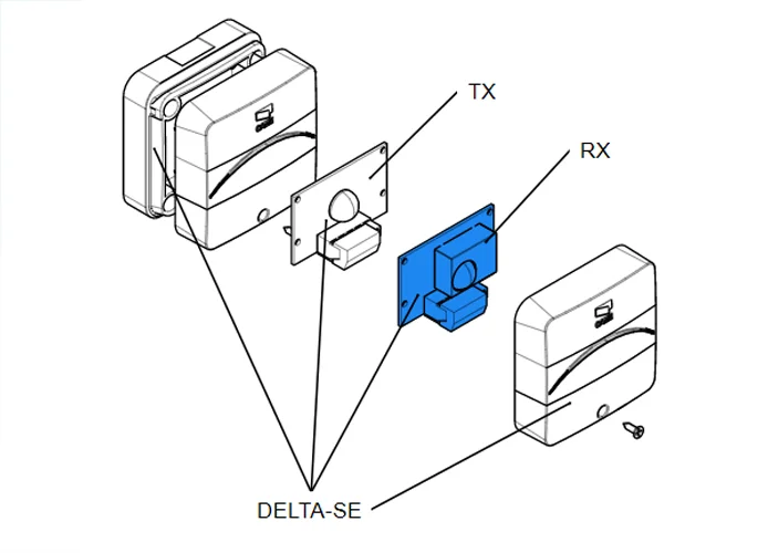 came pièce détachée carte électronique rx delta-se 119rir386