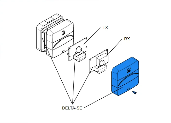 came pièce détachée couvercle frontal delta-se 119rir388