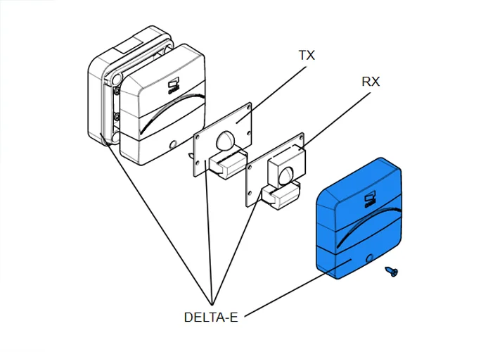 came pièce détachée paquet de 4 pcs couverture avant delta-e 88006-0025