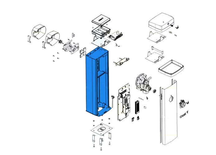 came pièce détachée caisson barrière gpx 88003-0092