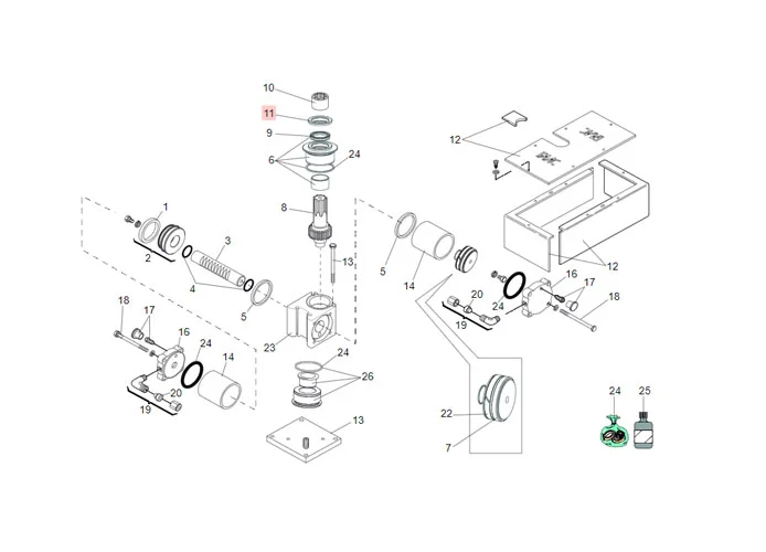 faac pièce détachée joint gamma-seal tbr000300-4n04 7093225