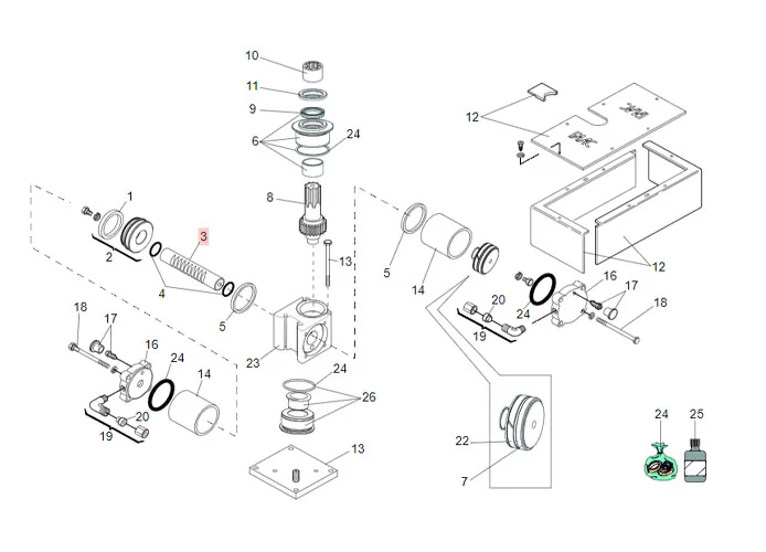 faac pièce détachée crémaillère 180° en aluminium 7193065