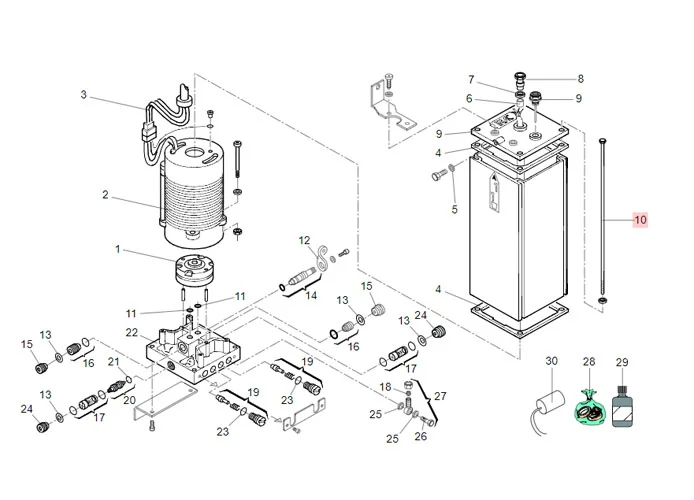 faac pièce détachée vis piston 400 ped/750 '88 7019145