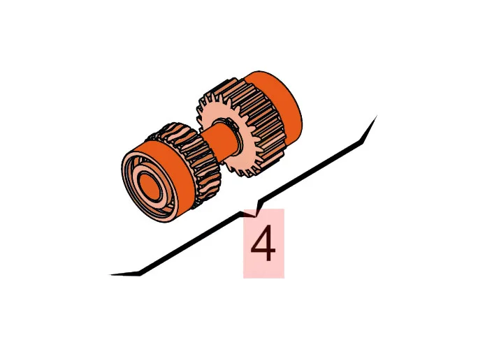 faac pièce détachée première réduction 770/roller 718075