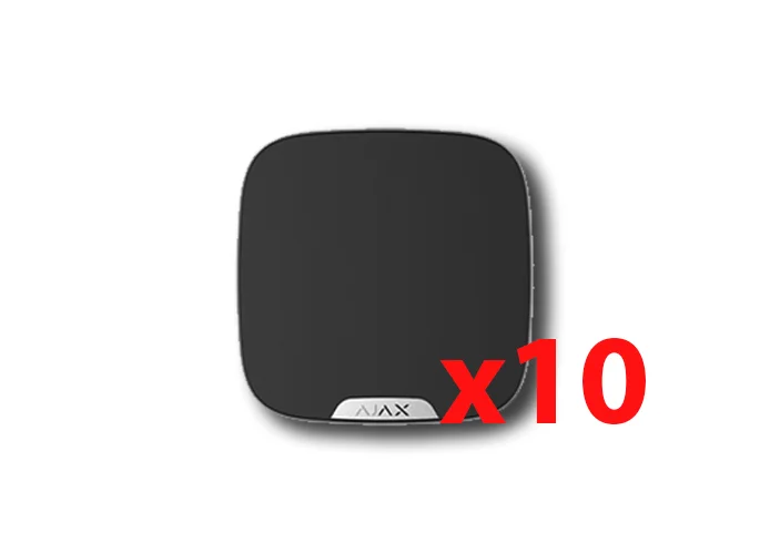 ajax lot de brandplates ss dd 10 (10 pcs) noir 39278