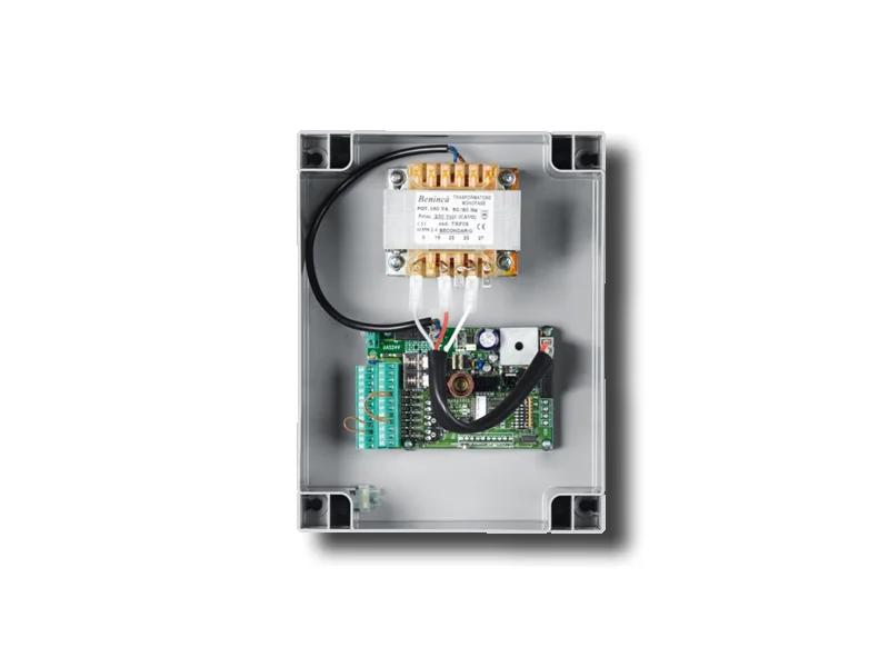 beninca armoire de commande avec récepteur intégré 24vdc logica24.ri