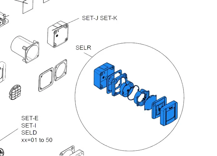 came kit de remplacement composants mécaniques selr1ndg 88006-0022